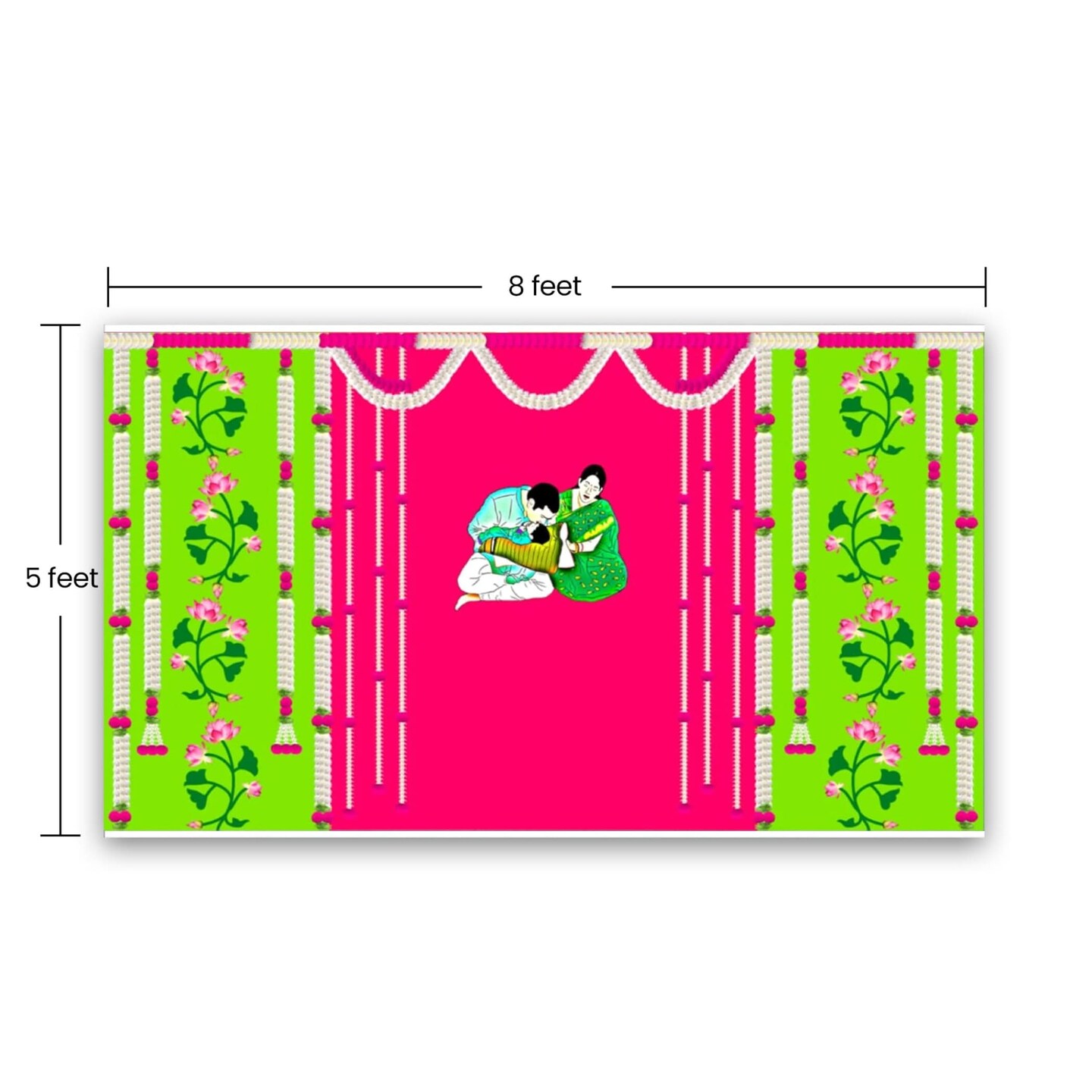 Anaprasana Backdrop, Annaprashan Banner, Annaprashan Backdrop, Annaprashan Ceremony, Annaprasana Decor, Baby Shower Decor