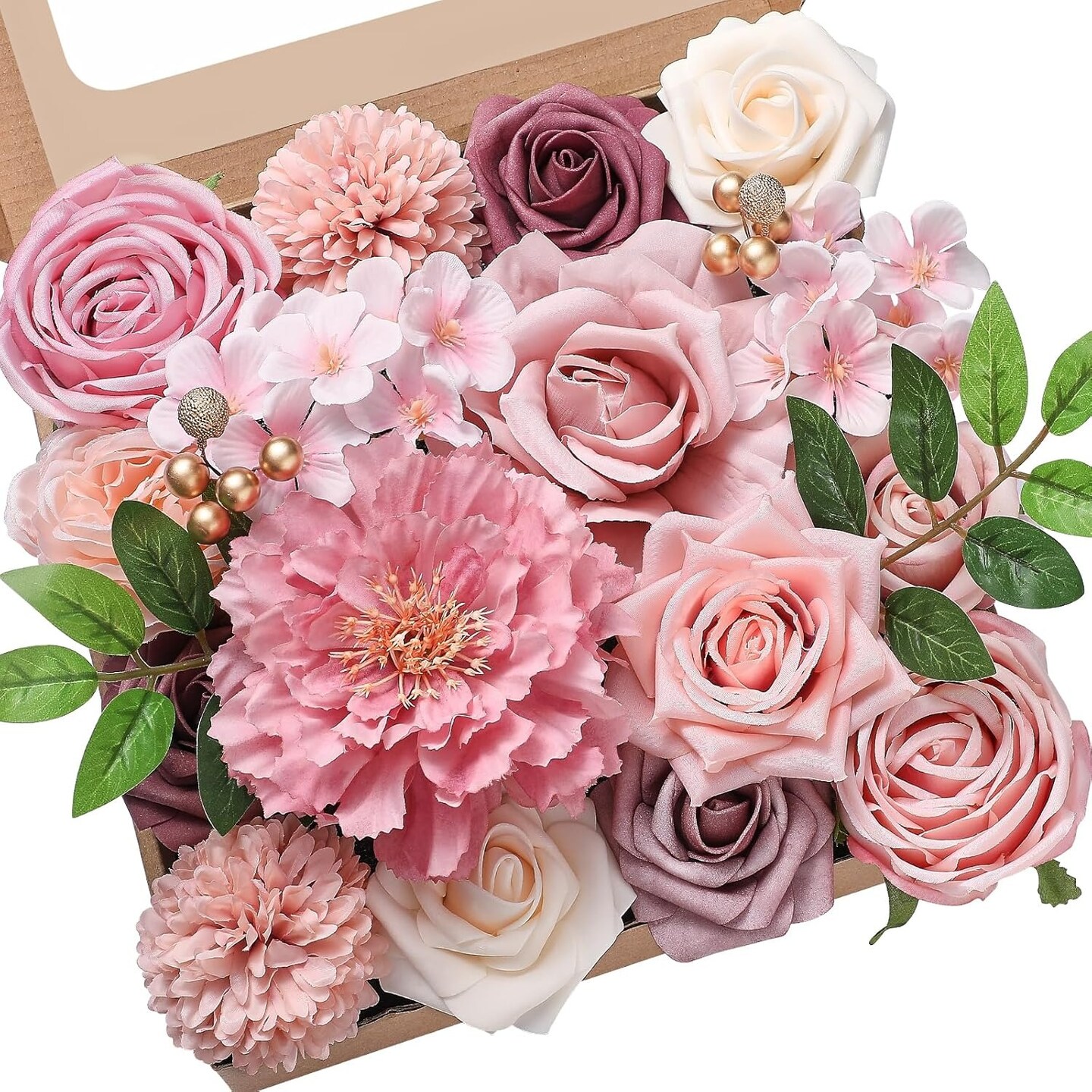 Crafting Eternal Beauty: Artificial Flower Collection for DIY Wedding Bouquets, Bridal Shower Centerpieces, and Party Decor