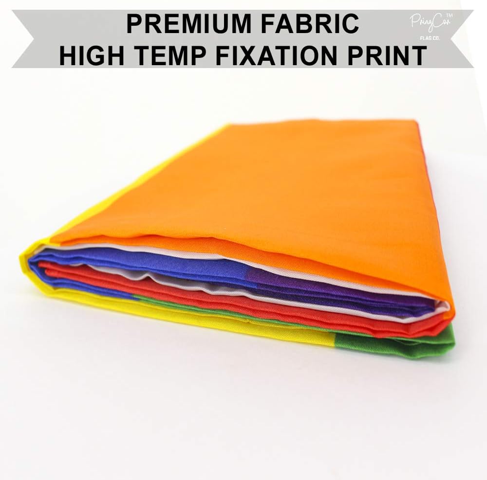 3x5FT Rainbow Pride Flag Banner LGBTQ Gay Lesbian Love Equal
