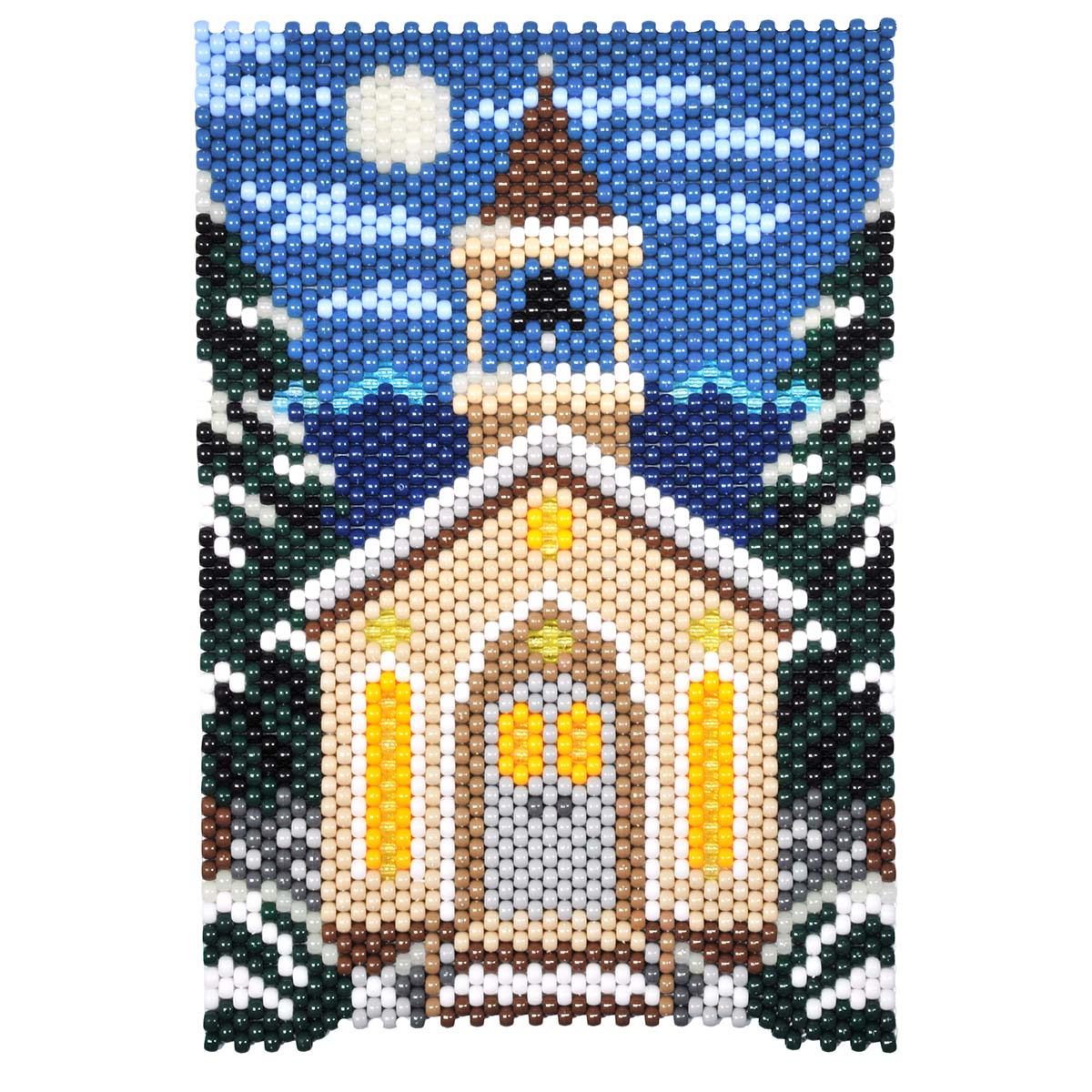 Herrschners  Winter Church Pony Bead Kit