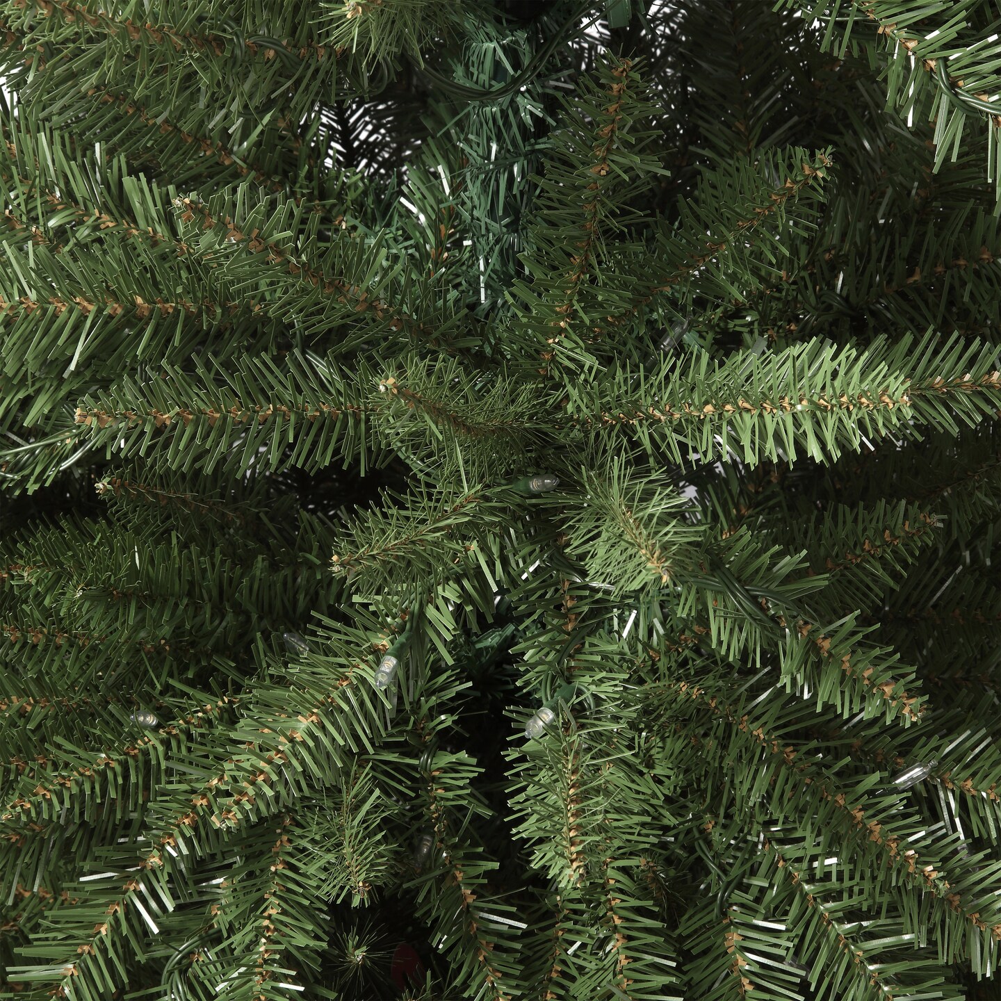 Haute Decor 6.5 Ft. Tall Dumont Slim Christmas Tree with Soft White T5 LED Lights and Foot Pedal Control - Tall & Slim Artificial Christmas Tree