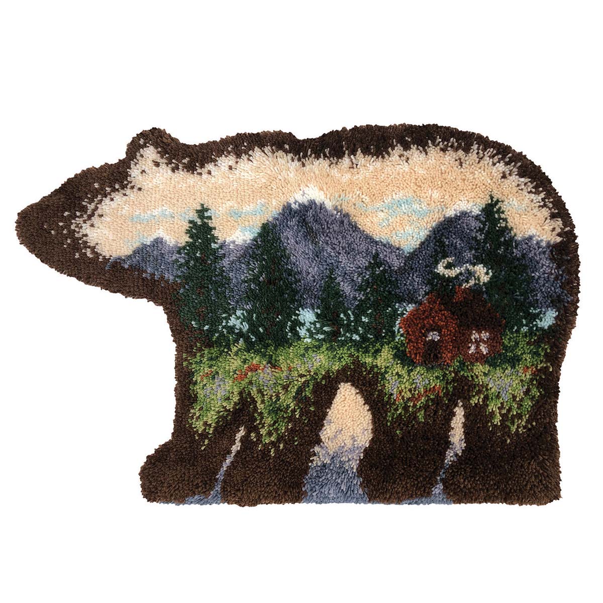 Herrschners  Bear with a View Latch Hook Kit