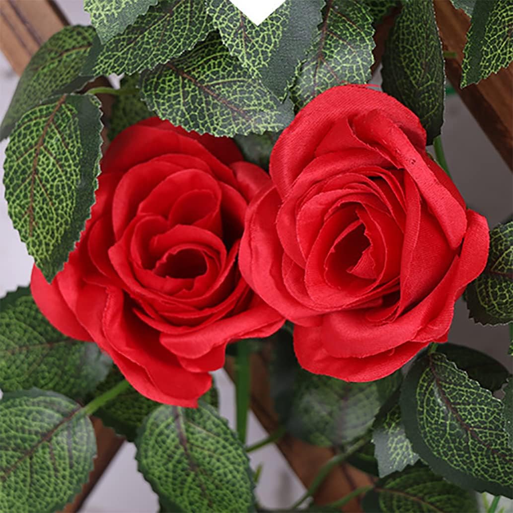5 Pcs Flower Garland for Decoration Artificial Vines with Flowers Fake Floral Garland Decor Flower Vine for Garden Party Spring Decorations