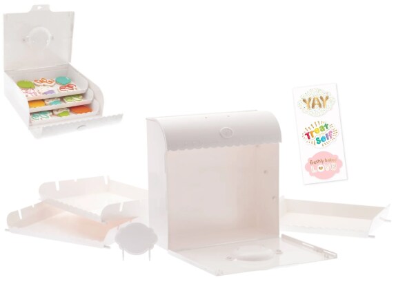 Sweet Sugarbelle Display Popup Bake Shop White (8 Pieces) 341971 by American Crafts