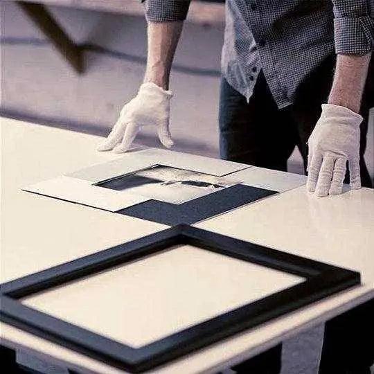 Framed 18x24 New York City Art Print - Iconic View from a Skyscraper
