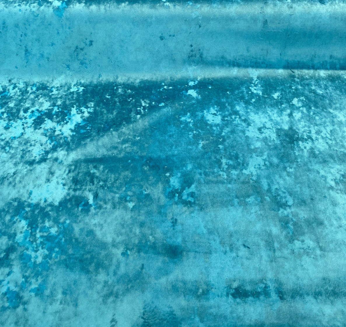 1 Yard Prussian Green 100% Polyester Velvet Upholstery Fabric Soft Short Pile Smooth Finish 56 Inch Width