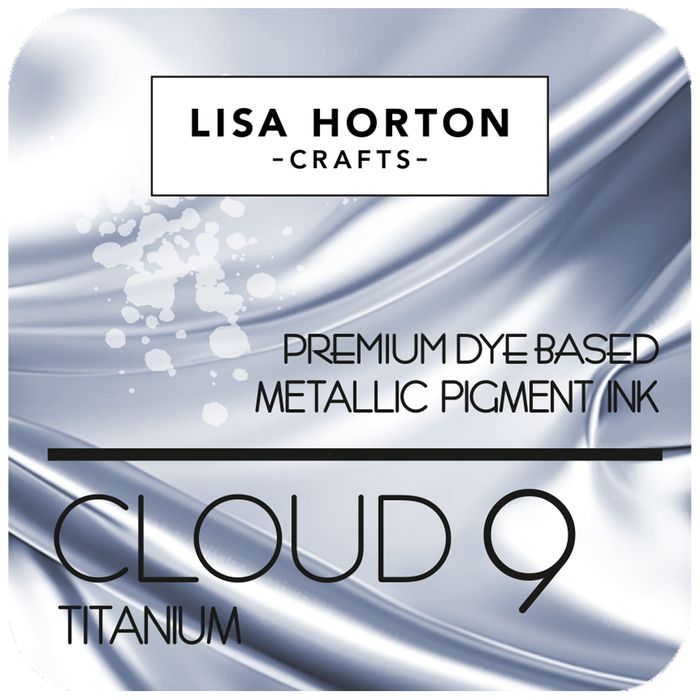 Lisa Horton Crafts Cloud 9 Metallic Ink Pad -Titanium