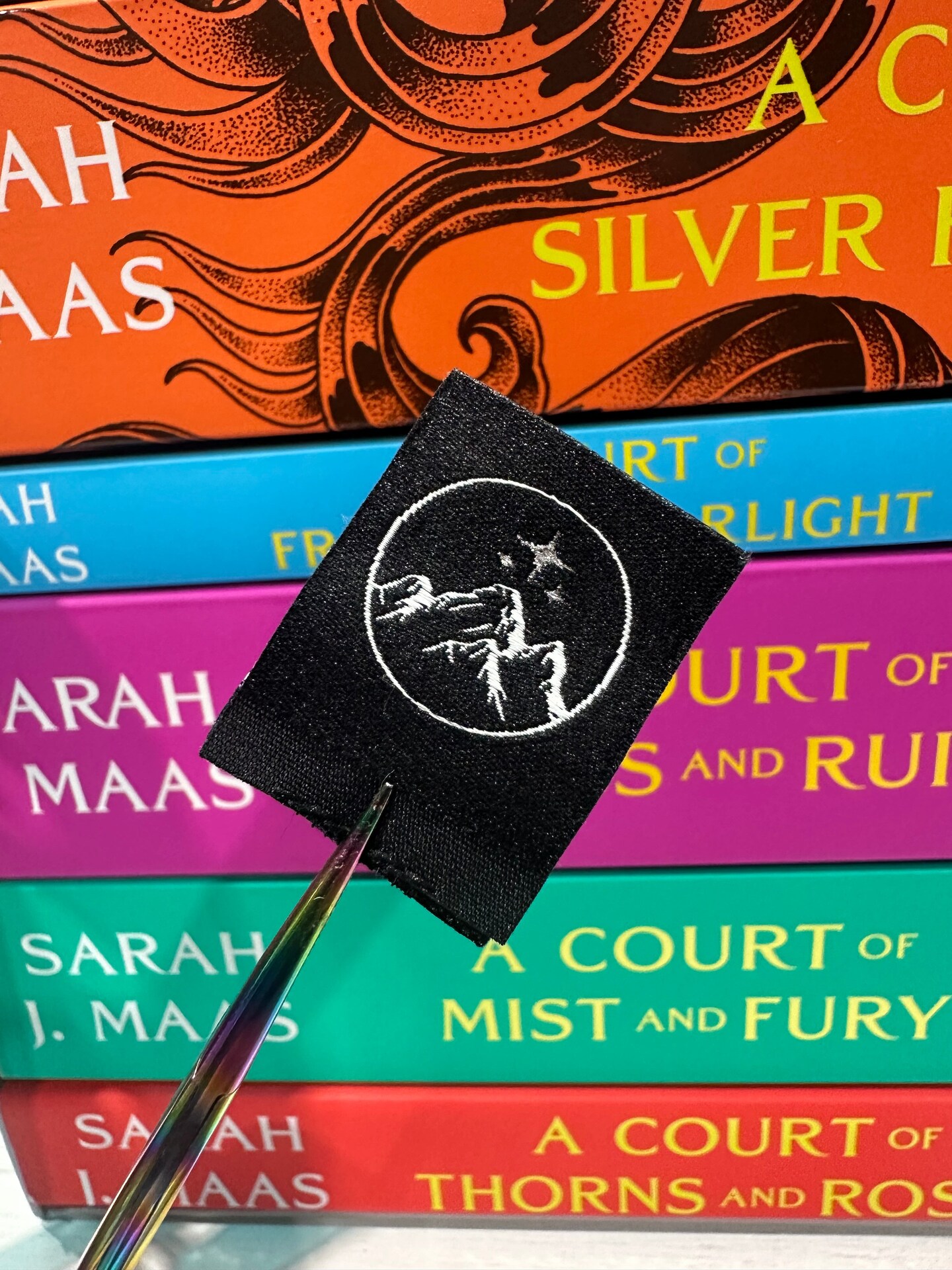 ACOTAR - Velaris - &#x201C;There you are&#x201D; Woven Tags / Labels