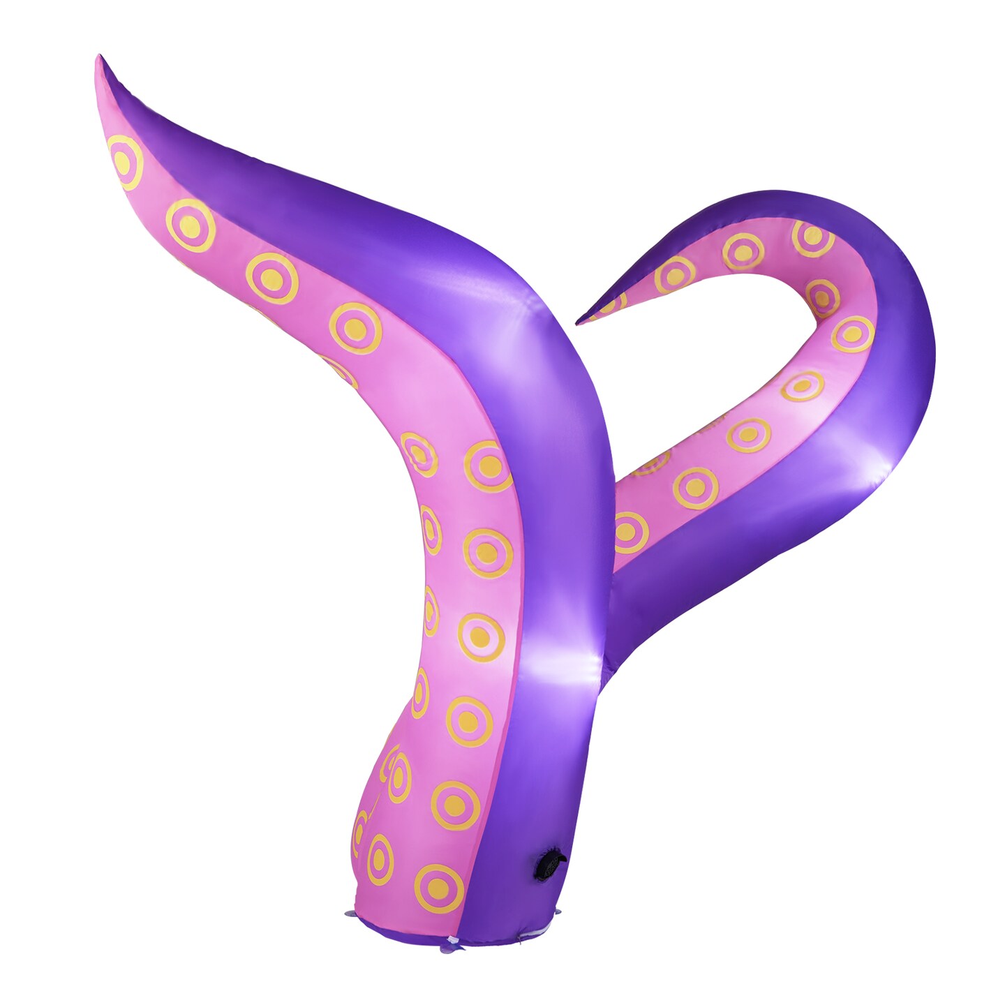 Pink-Blue LED Inflatable Halloween Tentacles with Glowing Lights &#x2013; 6.5 ft