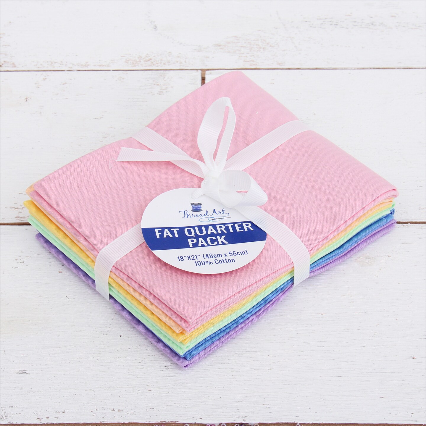 Threadart Fat Quarters Fabric Bundles -100% Cotton - 100% Cotton Sewing and Quilting Fabric - Full Size Fat Quarters 18"x21"