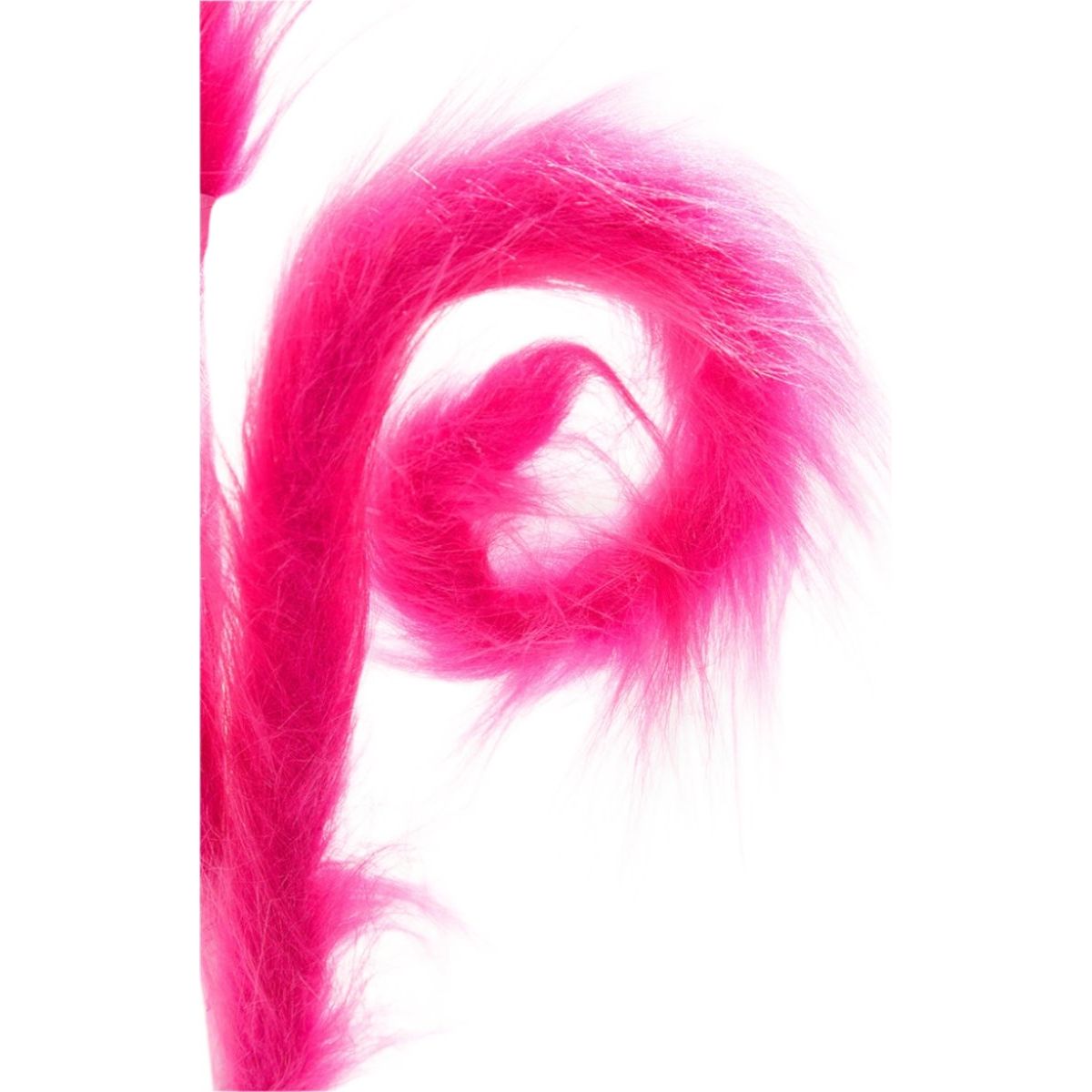 28&#x22; Furry Spiral Curly Spray: Hot Pink