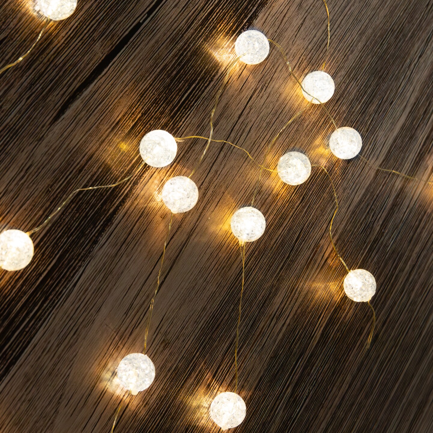 Mod Lighting and Decor LED Globe Mini String Lights - Warm White - 7&#x27; Silver Wire - 20ct - Set of 2