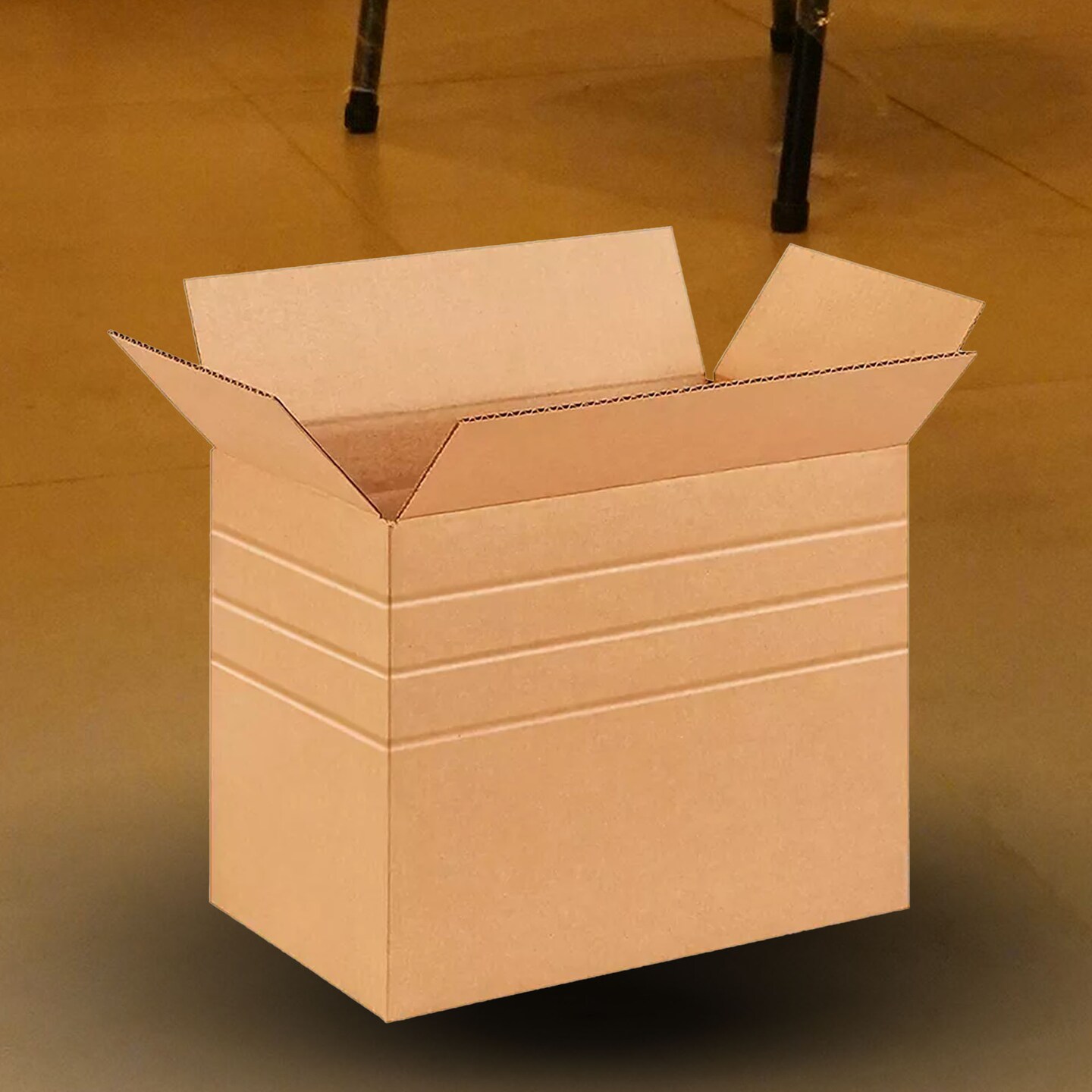 100 Pack Heavy Duty Multi Depth Corrugated Cardboard Boxes for Mailing and Packaging 14 x 10 x 10 Inch