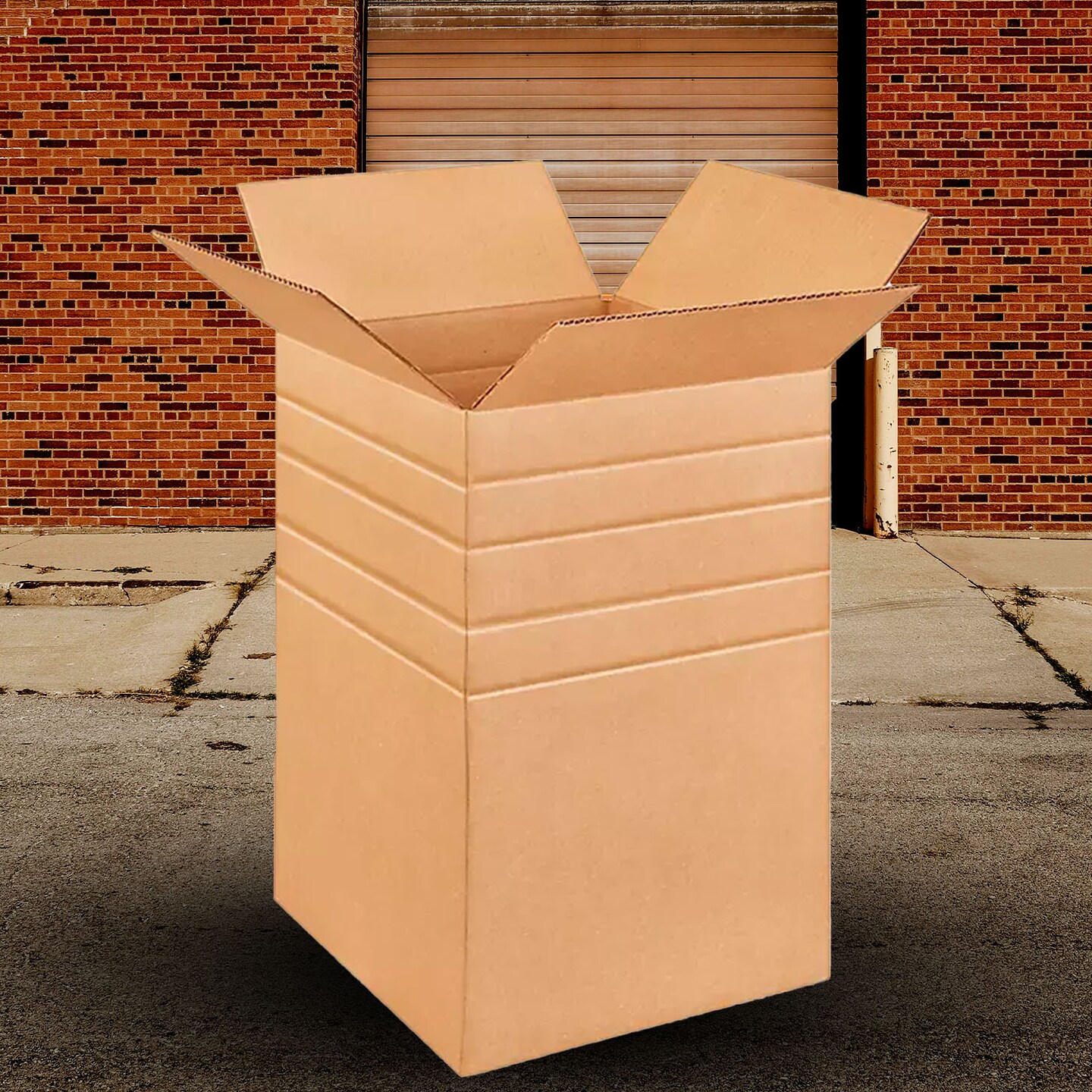 25 Pack Multi Depth Corrugated Boxes for Secure Packing Shipping and Storage 12 x 12 x 18 Inch