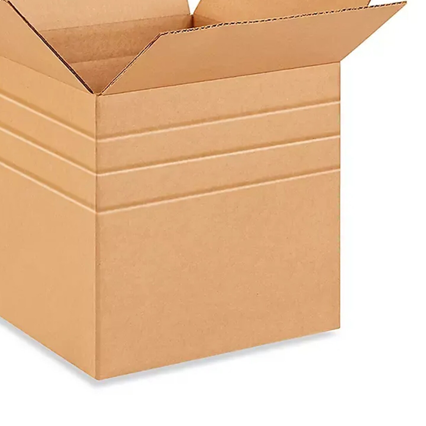 25 Pack Multi Depth Corrugated Shipping Boxes for Moving Packing and Storage 14 x 14 x 14 inch