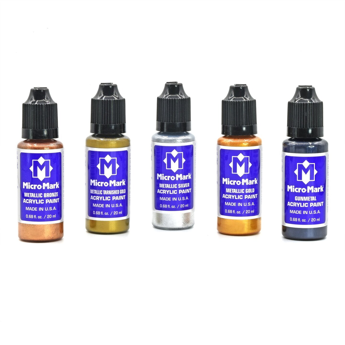 Micro-Mark Metallic Acrylic Paint Super Value Package