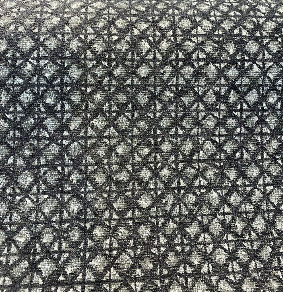 1 Yard Upholstery Chenille Fabric Charcoal Durable Soft 100% Polyester 54 Inch Width