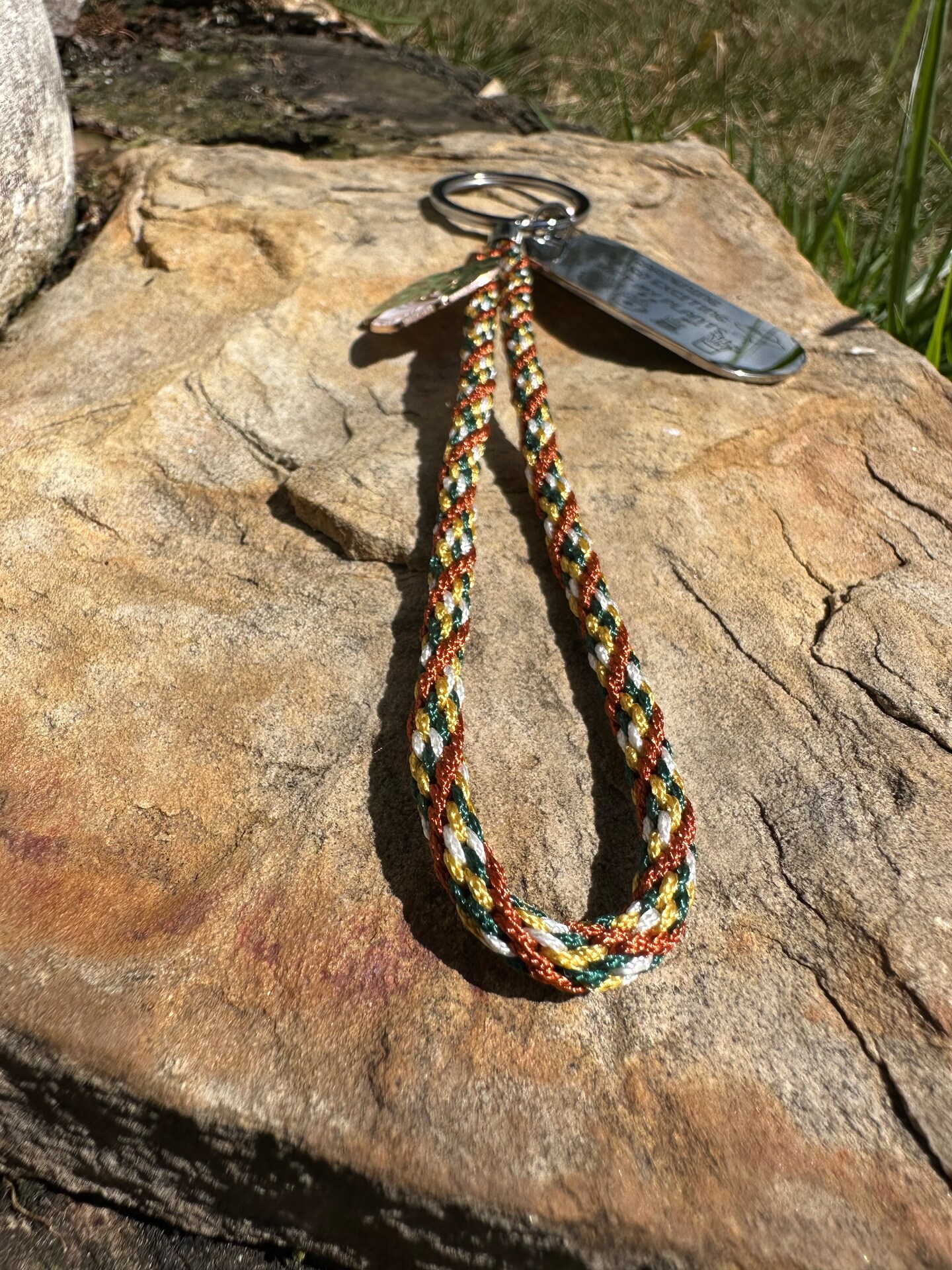 Gardening Kumihimo Strap Keychain-Funny Plant Lover Gift, Monstera