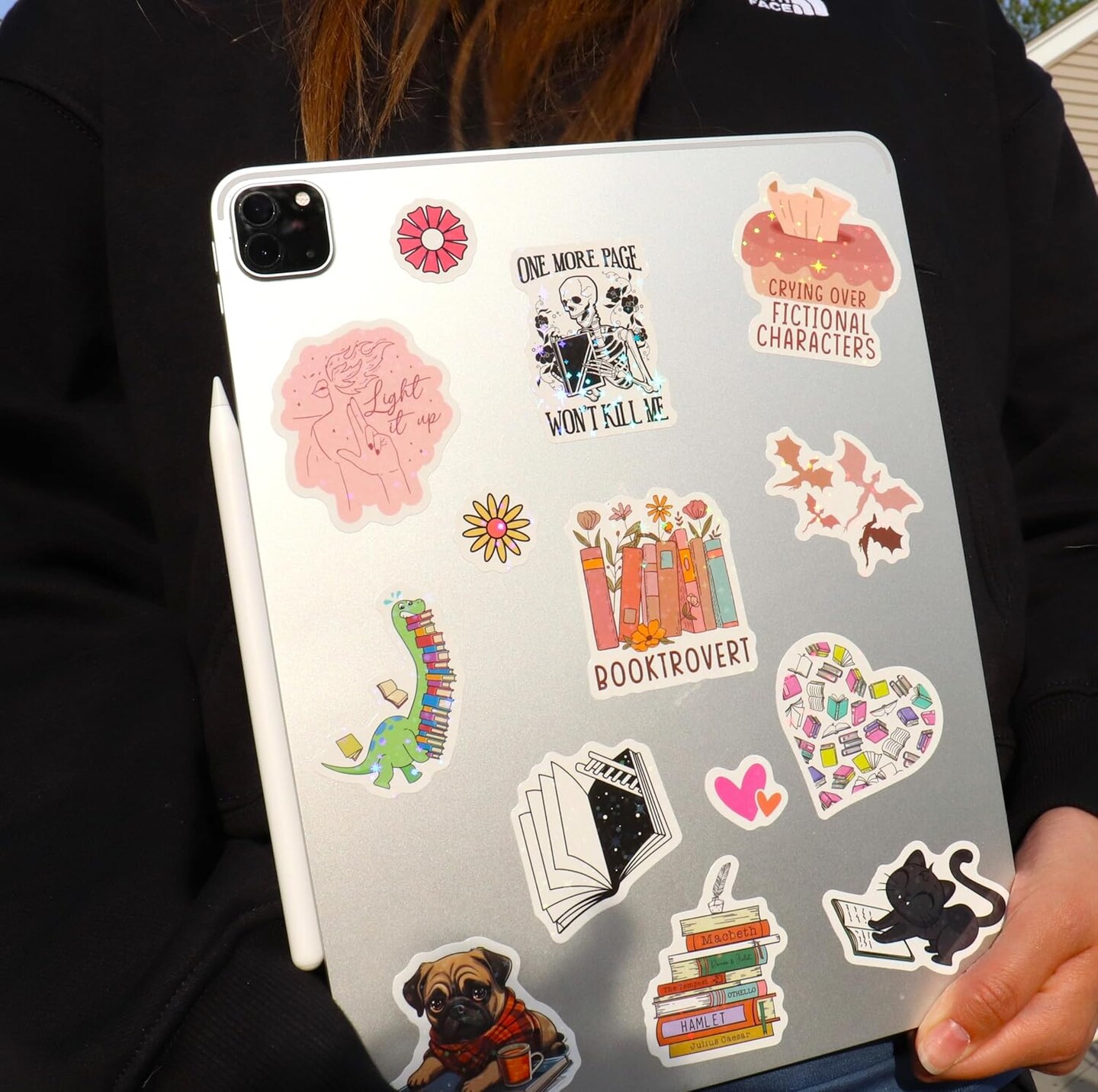 100 PCS Book Stickers for Kindle, Bookish Sticker Pack