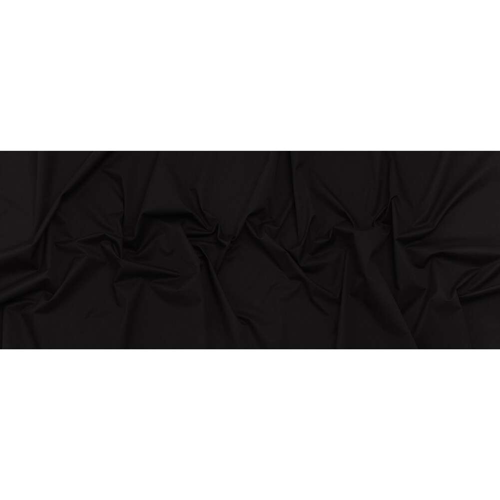 1 Yard Black Stretch Cotton and Viscose Twill by Theory Fabric 62 Inches Width