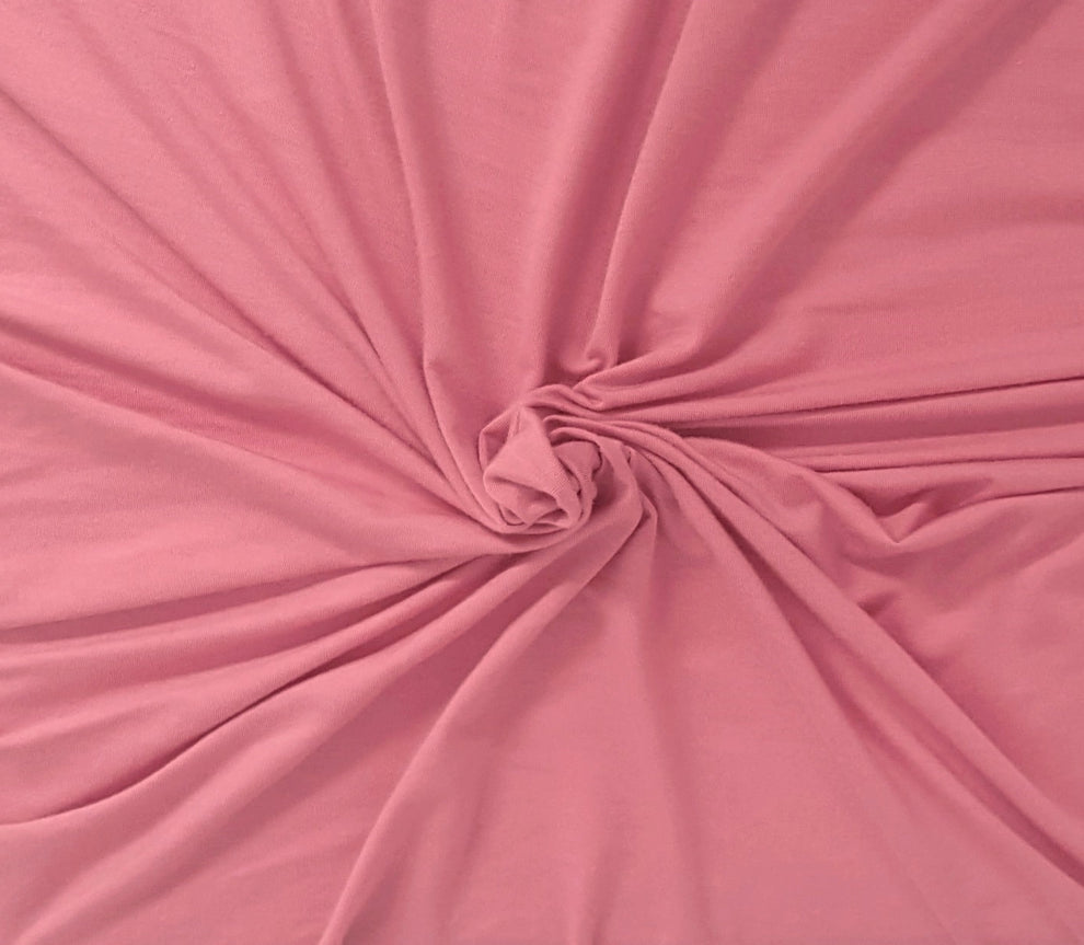 1 Yard Conch Shell Micro Modal Spandex Jersey Fabric Ultra-Soft Stretchy Lightweight Knit