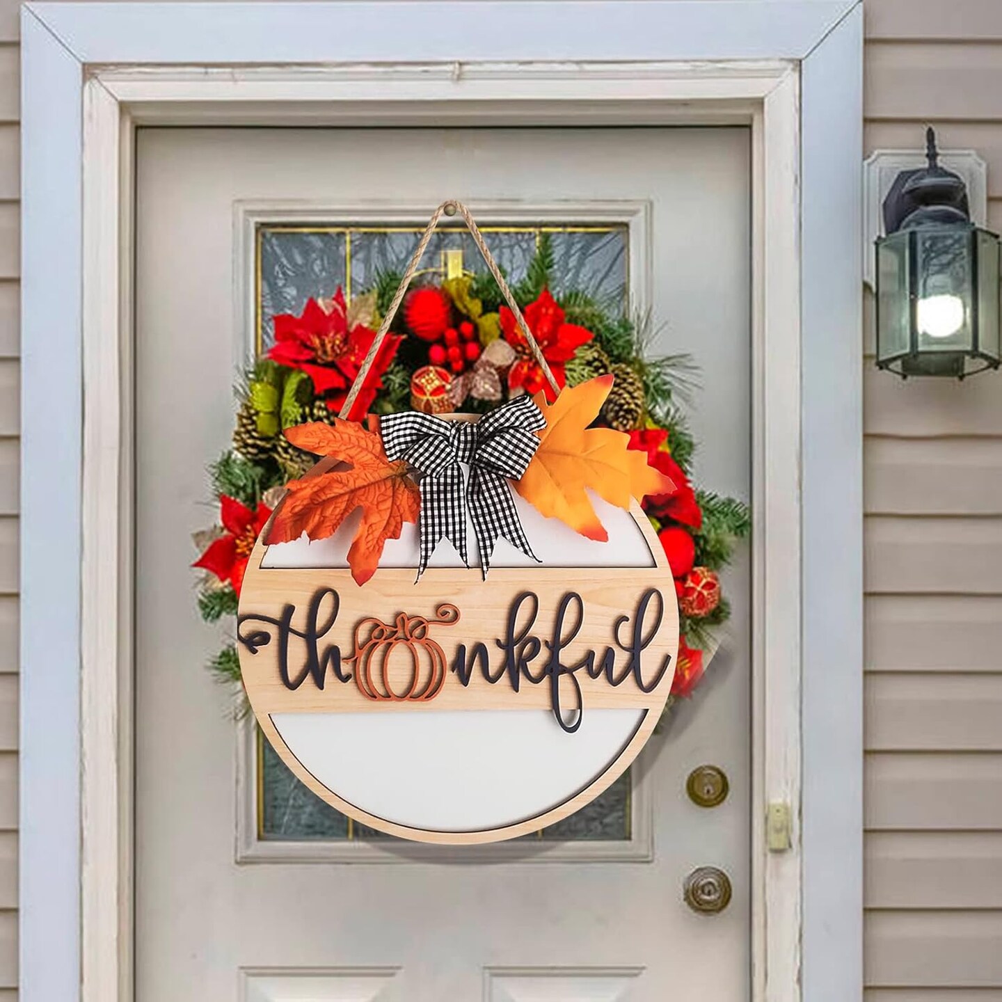 Thanksgiving Decorations for Front Door