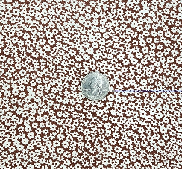 1 Yard Rust Crepe Chiffon Fabric 57/58" Wide Lightweight Sheer Polyester by the Yard