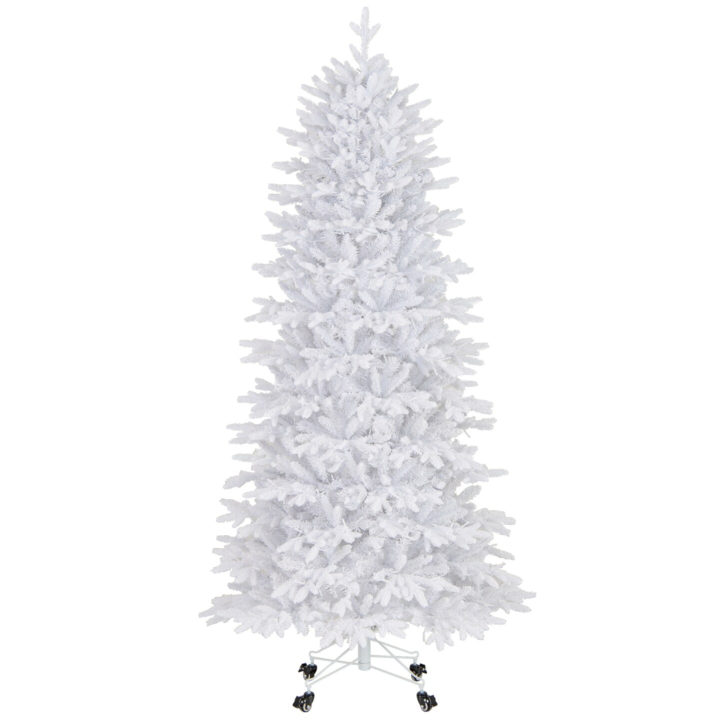 7 FT Artificial Xmas Tree with 1880 PE PVC Branch Tips for Party and Carnival