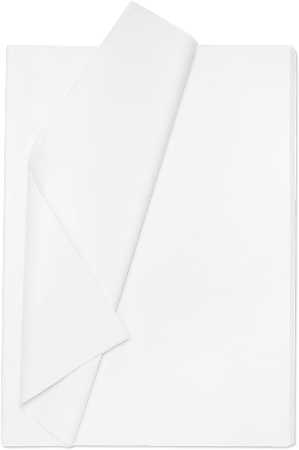 100 Sheets White Tissue Paper for Gift Bags, Matte Gift Wrapping Tissue Paper for Packaging &#x26; DIY Crafts, Art Tissue Crepe Paper for Wedding Birthday Party Easter Mother&#x27;S Day,19.7X13.8Inch