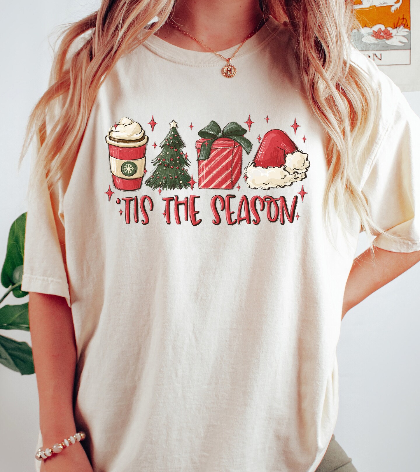 Christmas Shirt Comfort Colors, Tis the Season Shirt, Holiday Shirt,  Christmas Lover Gift, Christmas Party T-Shirt | MakerPlace by Michaels, image size:1440x1619