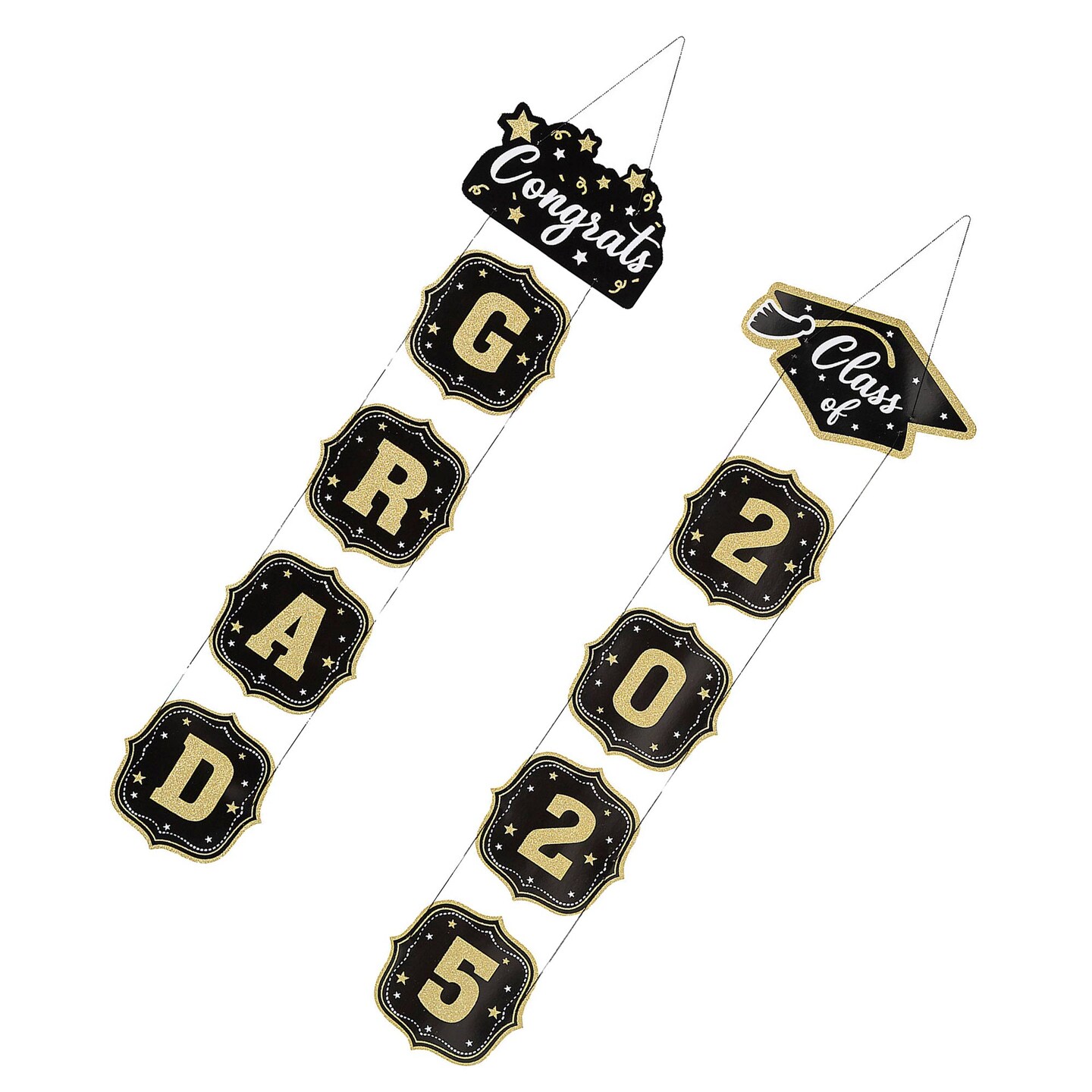 Class of 2025 Graduation Cardstock Door Signs Set of 2