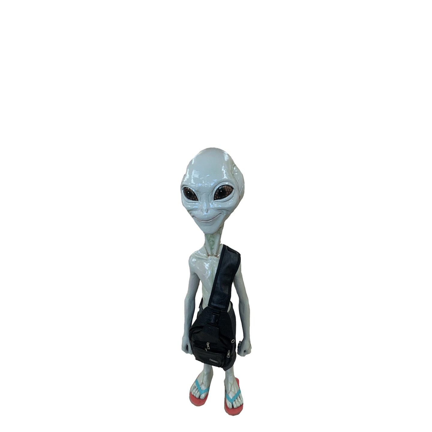 Alien Paul With Satchel Life Size Statue