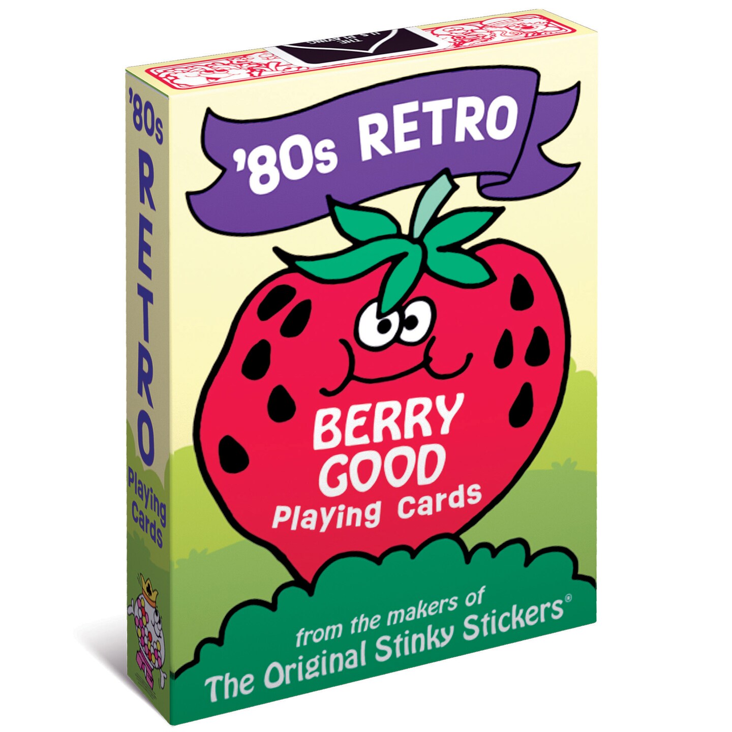 TREND: 80&#x27;s Retro Playing Cards - Original Stinky Stickers Themed Artwork, Standard Poker-Sized 52 Card Deck For Classic Games, Bonus Collector Card