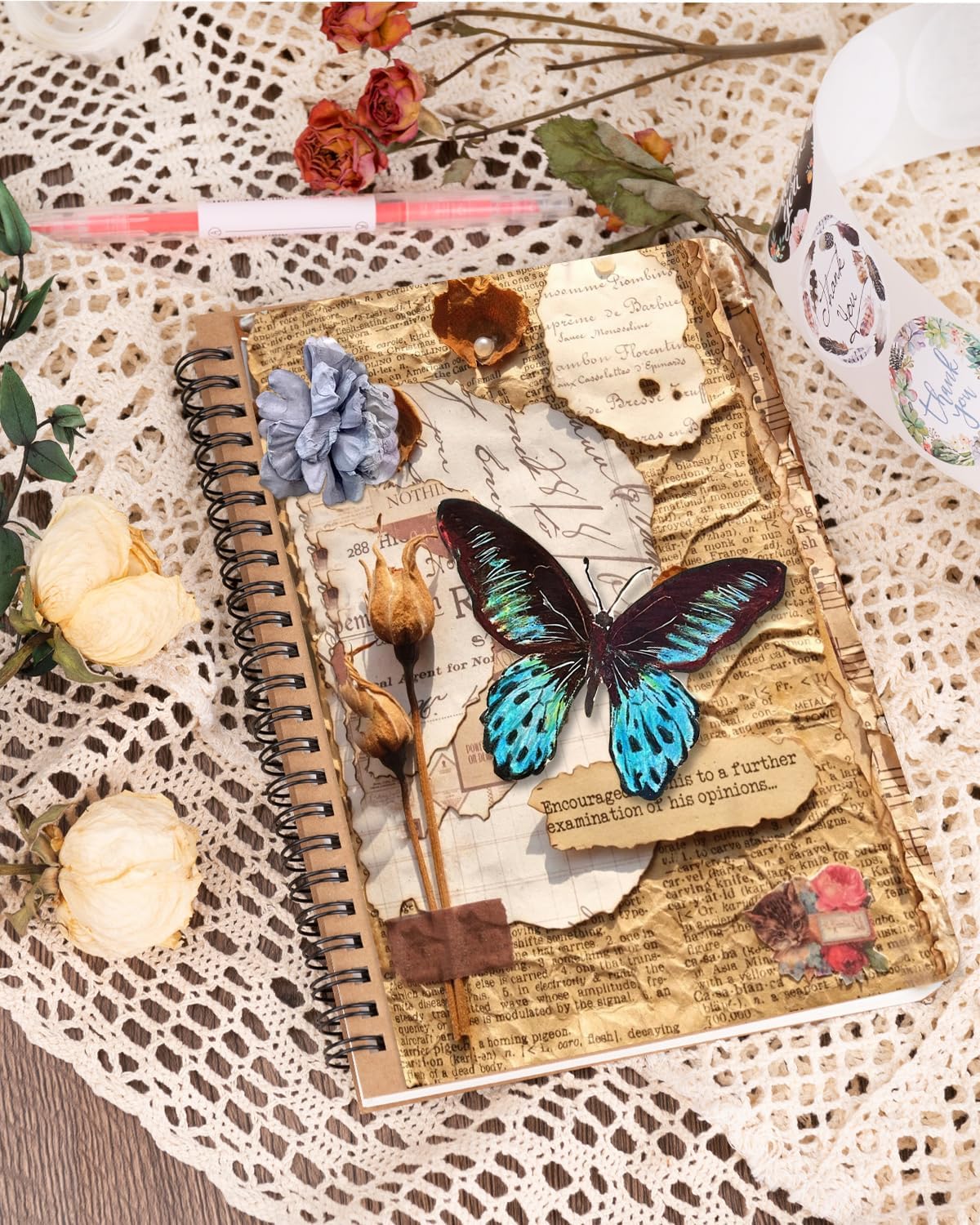Spiral Notebooks A5 Lined 20Pcs College Ruled Journals for Work, School and Travel, Good for Students and Office