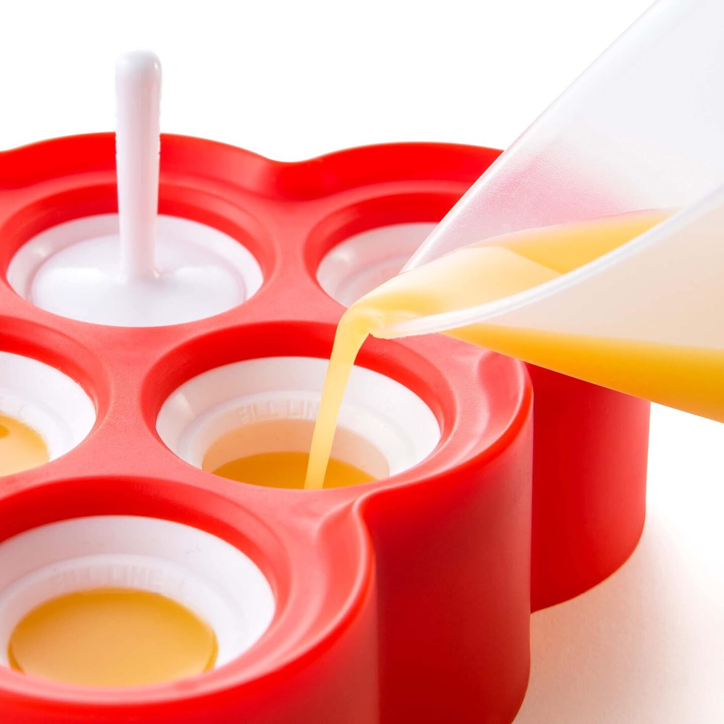 Mini Pop Molds, 9 Miniature Popsicle Molds With Sticks and Drip Guards, Easy-Release BPA-free Silicone