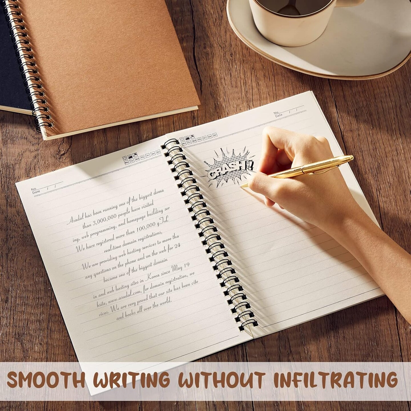 20 Pack A5 Spiral Notebook College Ruled Spiral Notebook Bulk 5.5 x 8.3 Inch Hardcover Notepads Lined Travel Writing Journal Notepad, 50 Sheets 100 Pages