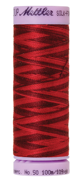 Midnight Garnet (9075-9845) | Silk-Finish Cotton Multi 50wt (100M / 109Y) | Mettler Thread