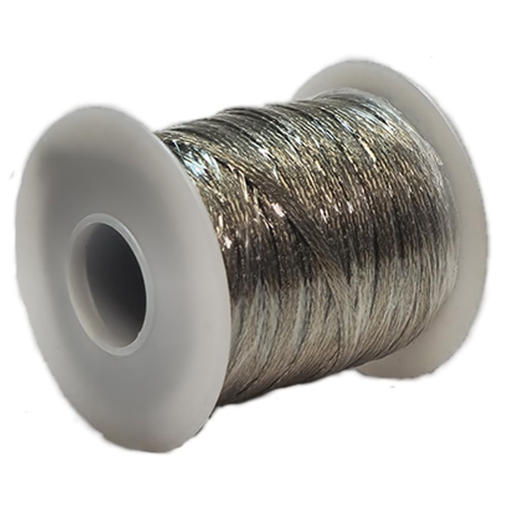 100'Reinforced Tinned Copper Braid for Copper Foil & Lead Came Support