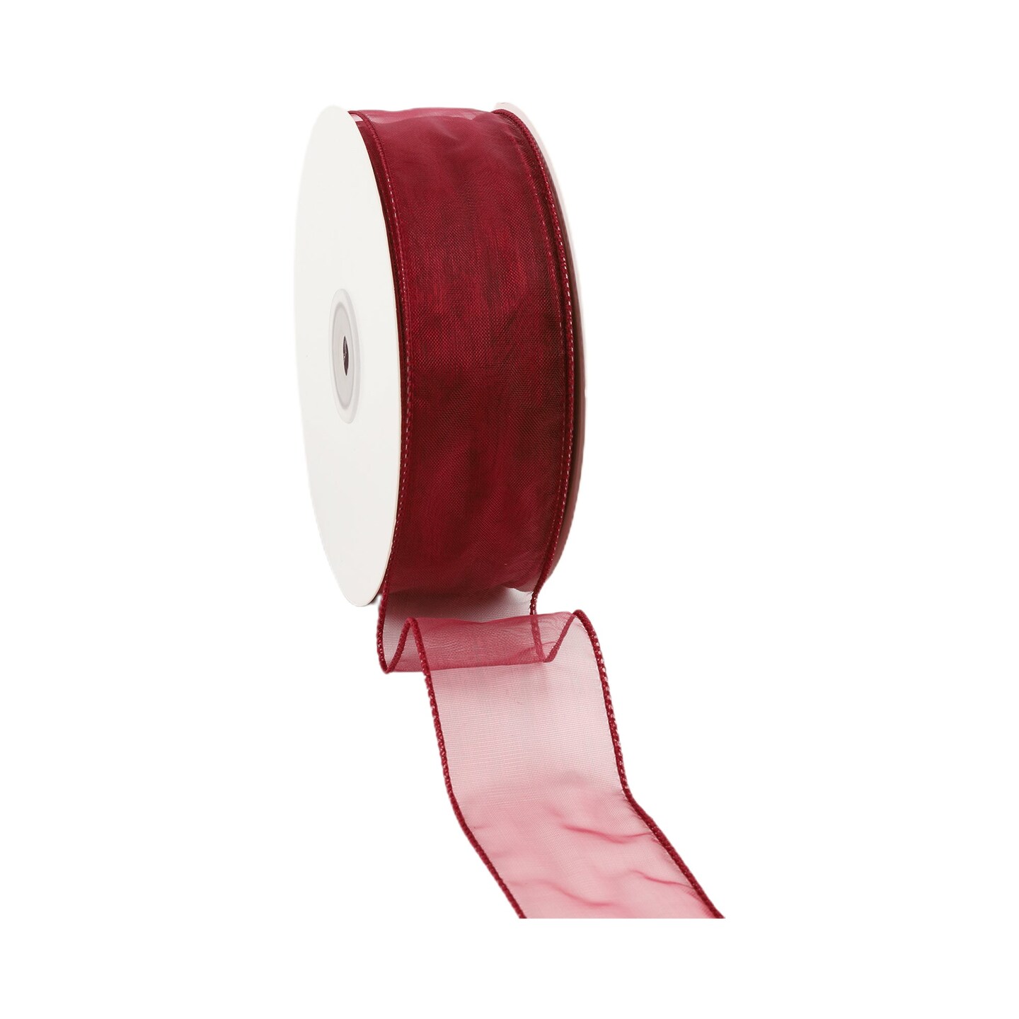 LaRibbons 1 1/2" - 2 1/2" Wired Sheer Ribbon | 50 Yard Roll