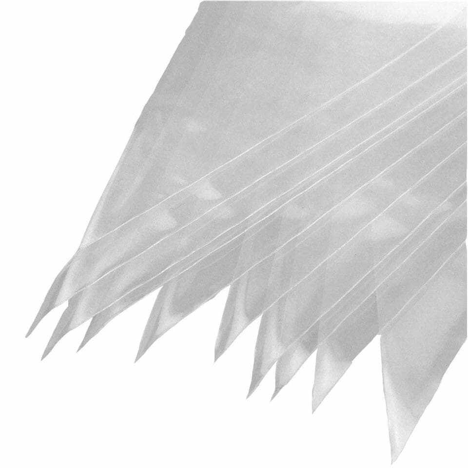 100pcs Buttercream Icing Clear Disposable Piping Bags