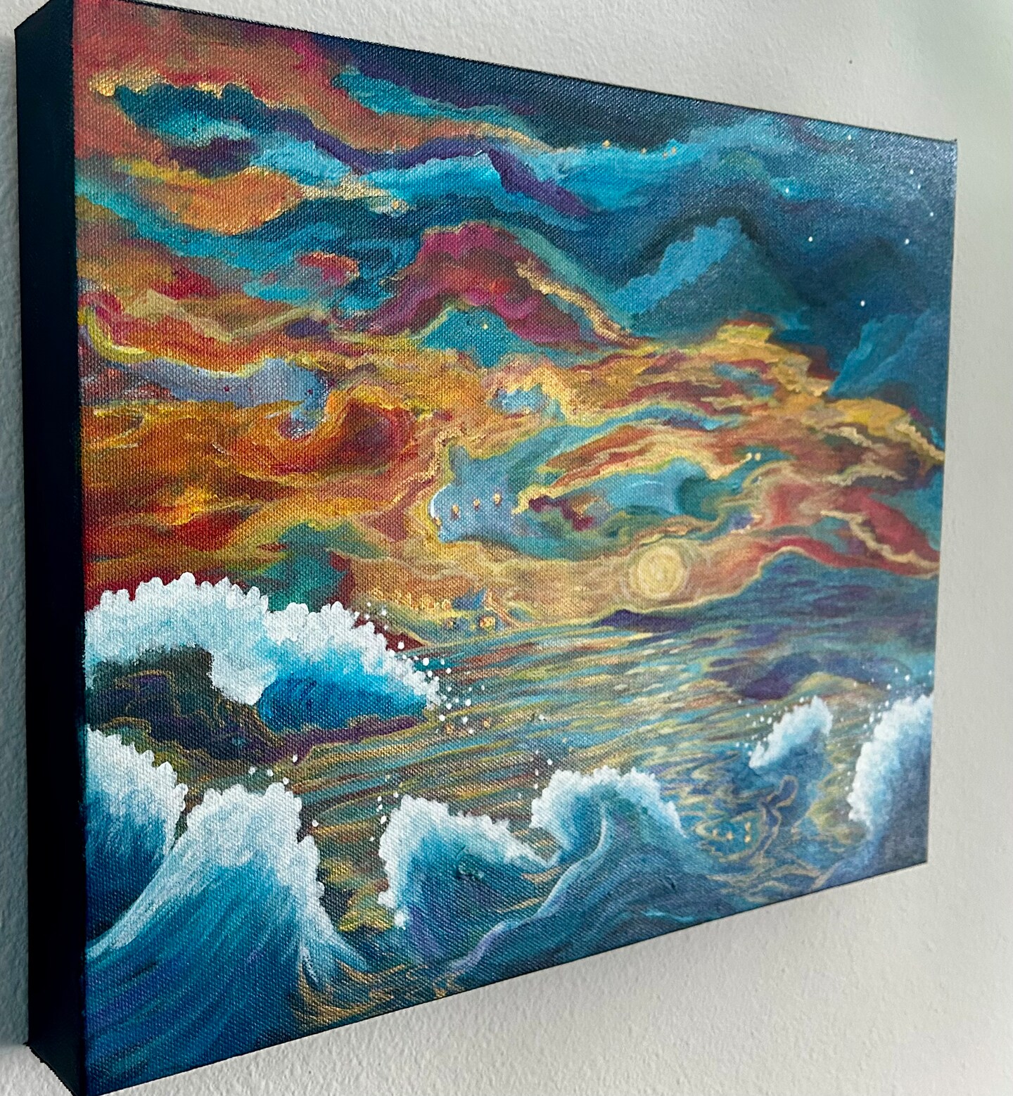 Chaos Before the Calm - Original Acrylic Painting | MakerPlace by