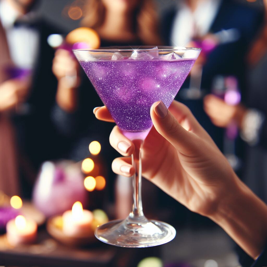 Brew Glitter - Purple Color Changing Edible Drink Glitter (4g, x1 Flip-Cap Jar) for Beer, Cocktails and Beverages
