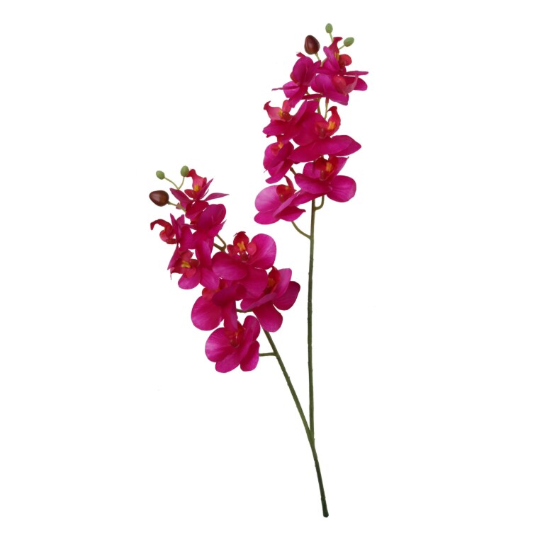 22&#x22; Phalaenopsis Orchid Spray X2 w/ 16 Silk Flowers- 3 PACK