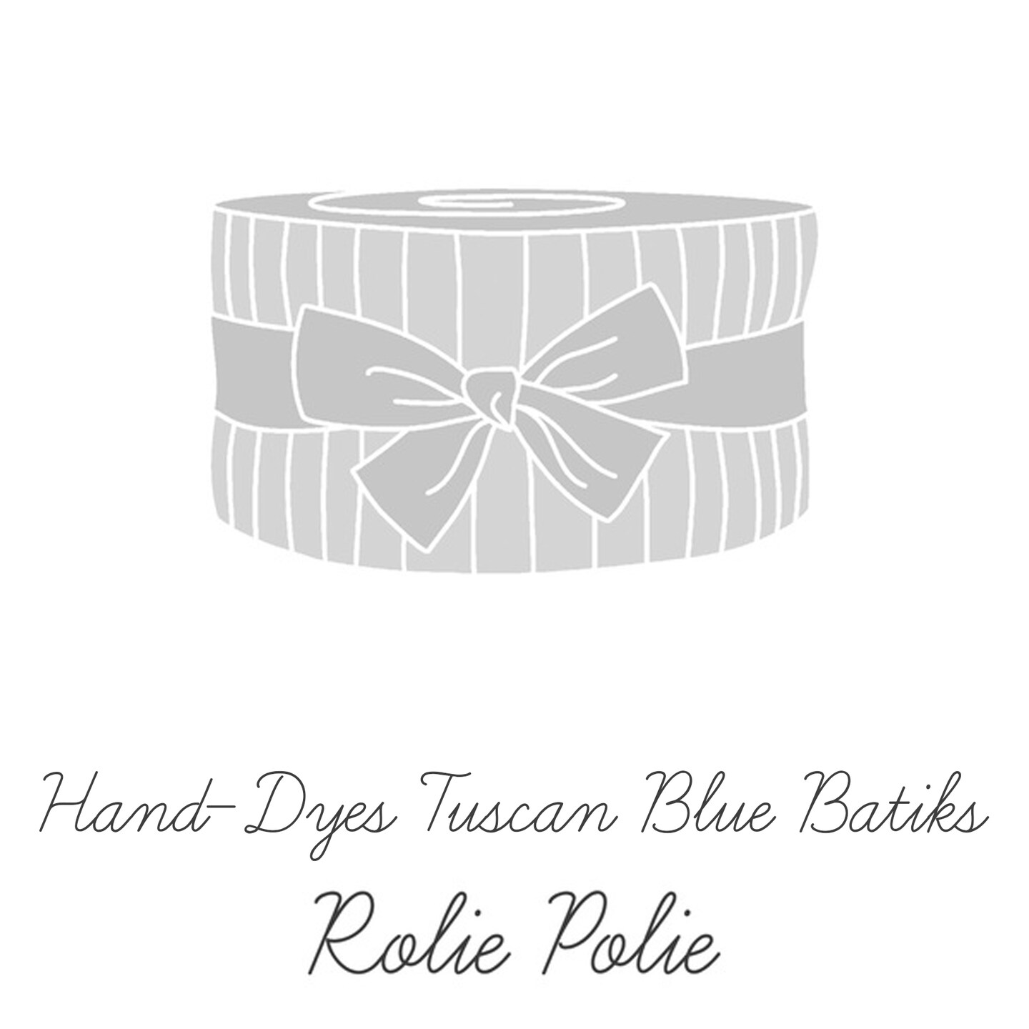 Expressions Batiks Hand-Dyes Tuscan Blue 2.5" Strip Roll (Jelly Roll / Rolie Polie) by Riley Blake Designs for Riley Blake (RP-21013-40)