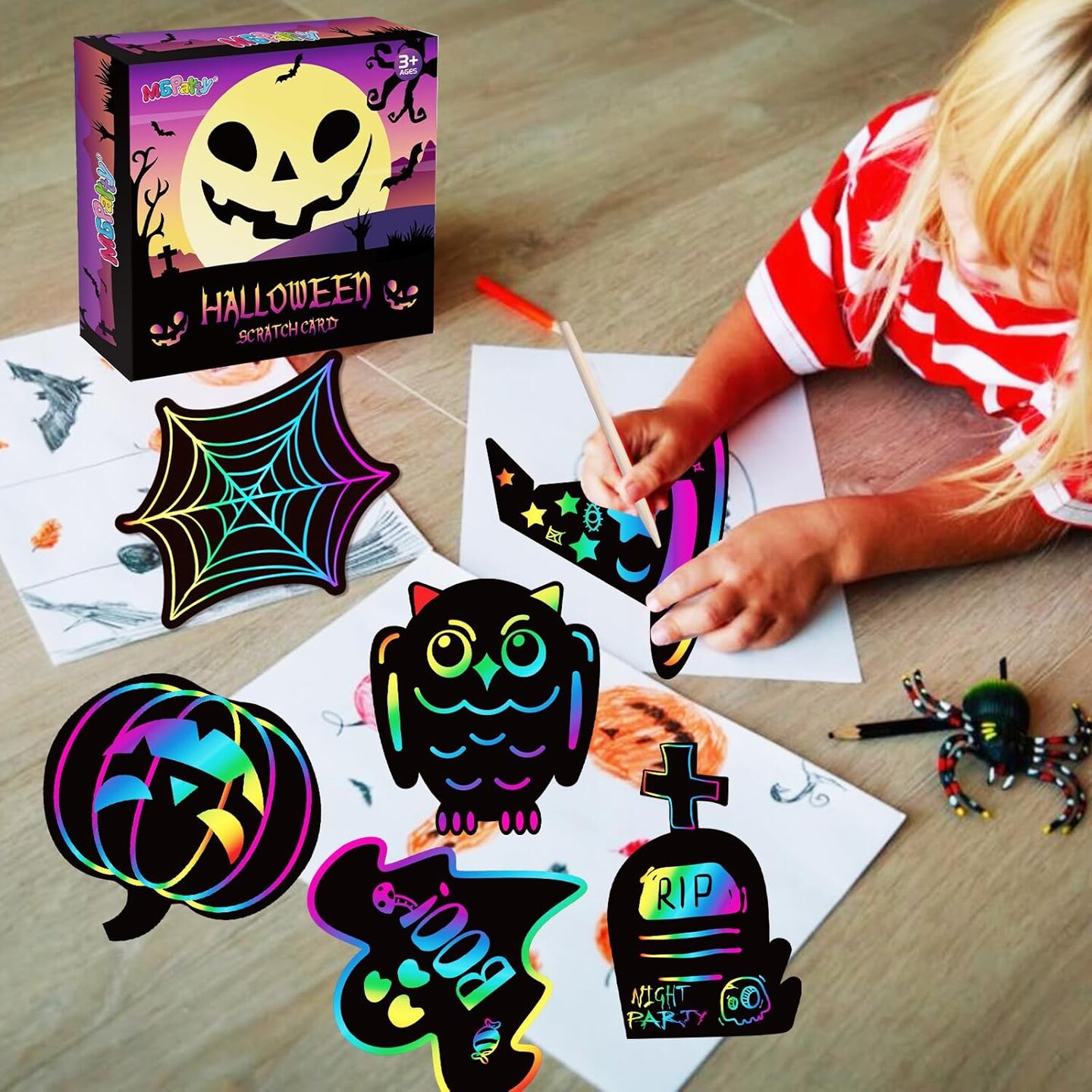 Scratch Paper Art for Kids - 96 Pcs