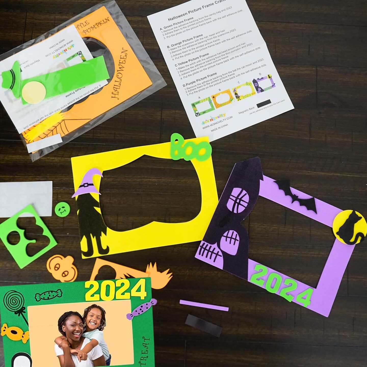 Halloween Picture Frame Craft Kit for Kids