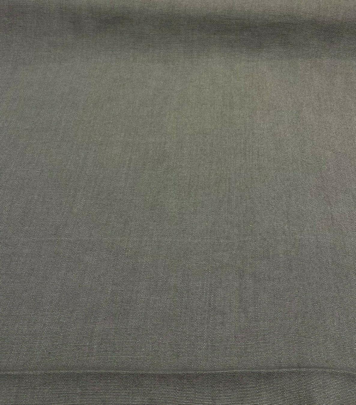 1 Yard Belgian Linen Ventanas Olive Upholstery Drapery Fabric 56" Wide