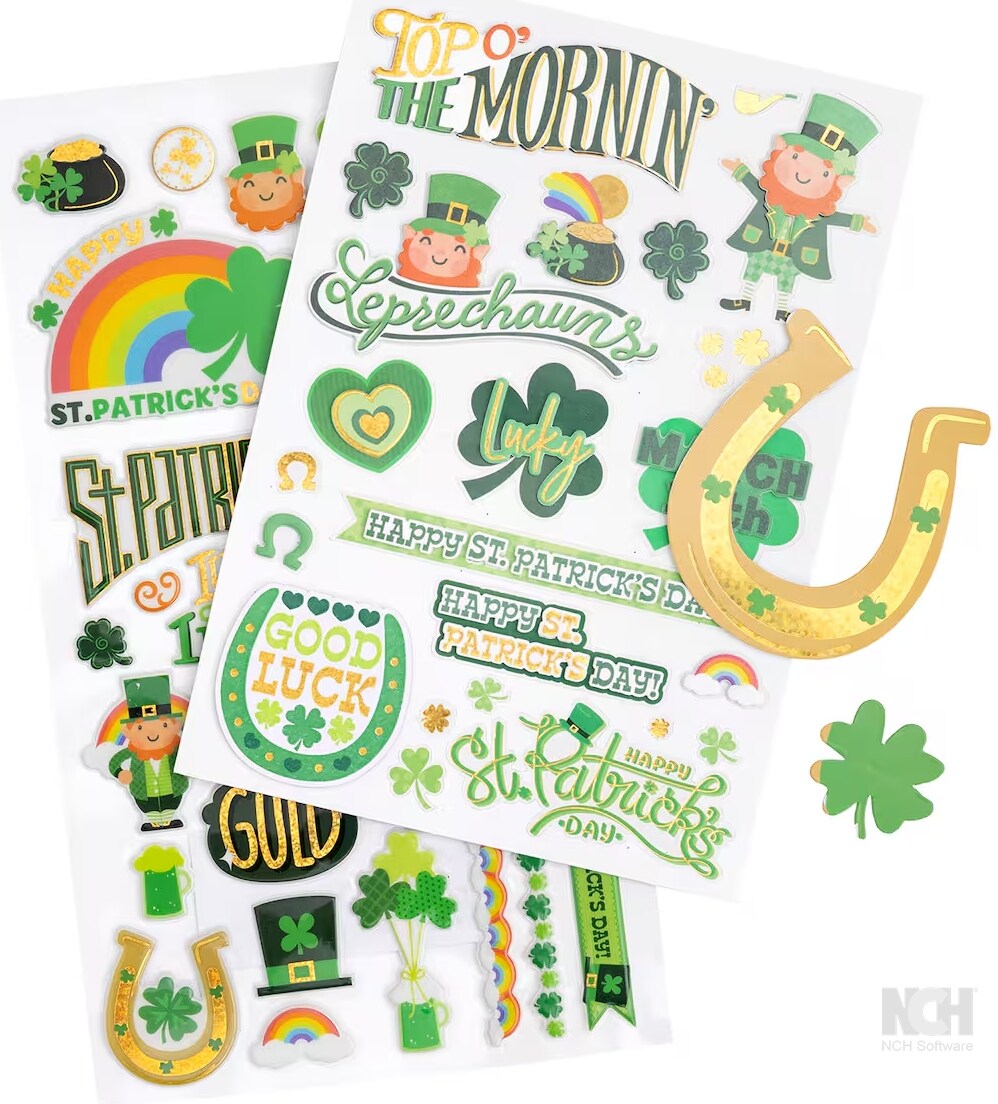 Recollections St. Patrick&#x27;s Day Stickers Flip Pack
