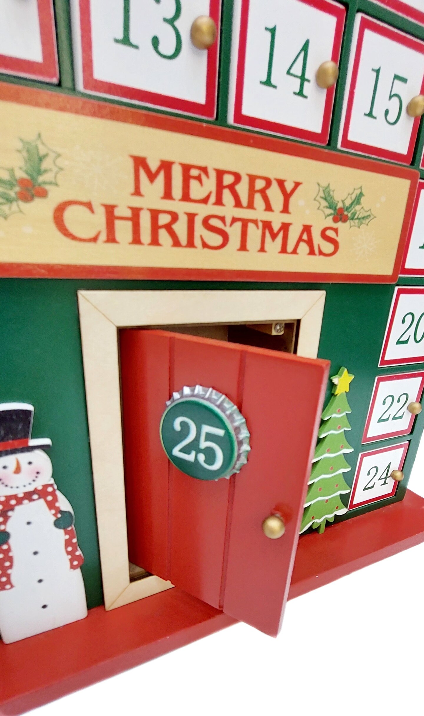 Christmas Cottage Wooden Advent Calendar Wizardi