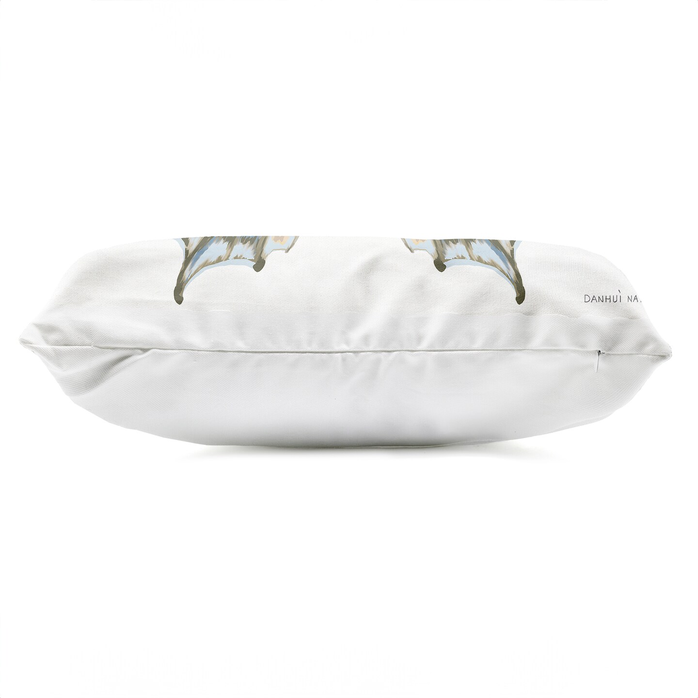 Stupell Industries Blue Brown Accent Butterfly Outdoor Printed Pillow design by Danhui Nai, 14 x 7 x 20
